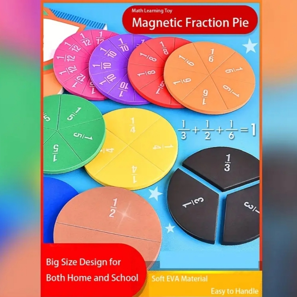 🌭♡Magnetic fraction pie